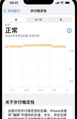 市中iPhone手机维修如何在iPhone开启'步行稳定性通知'