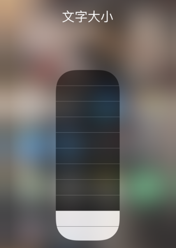 市中苹果手机维修分享小技巧：在 iPhone 控制中心快速调节字体大小 