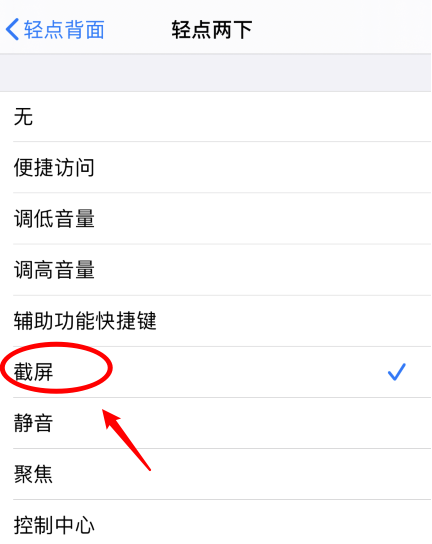 市中苹果手机维修分享iPhone12如何启用双击截屏 